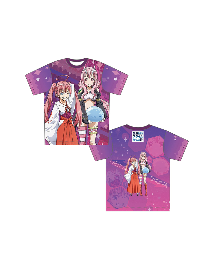 描き下ろしフルグラフィックtシャツ 転生したらスライムだった件 テンセイシタラスライムダッタケン A Area エーエリア アニメ マンガの体験型 グッズ通販 A Area エーエリア